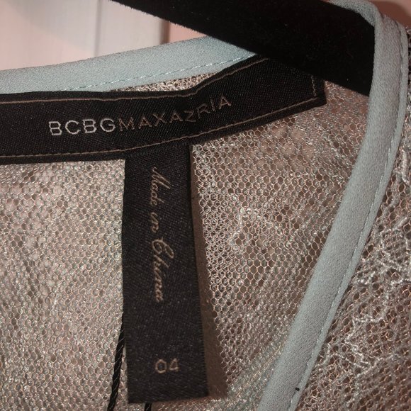 BCBG AZRIA Aqua Mist Ariel Dress Size 4. - Picture 7 of 9